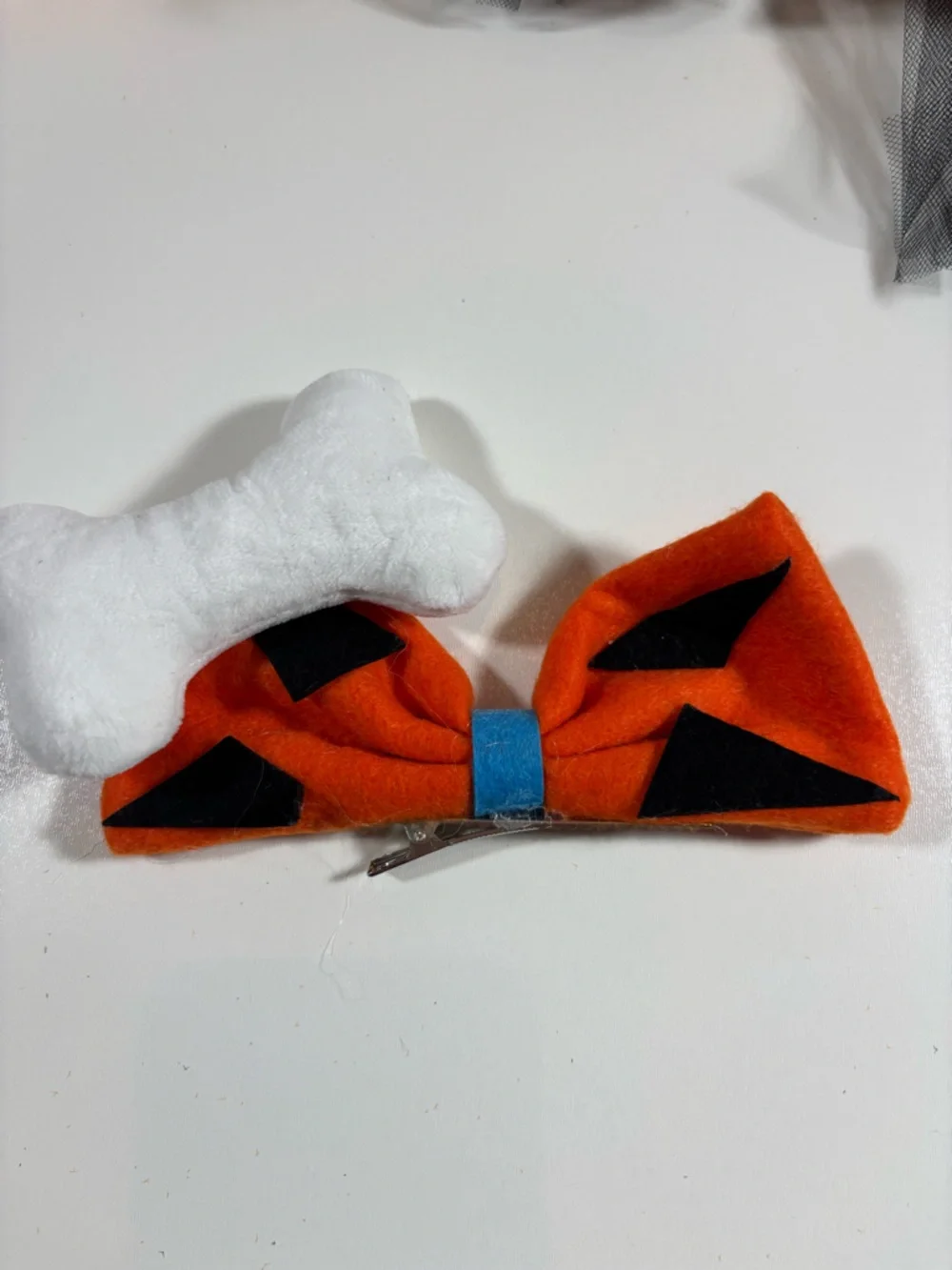 Toddler Pebbles Flintstones Costume Tutu Dress Orange Blue 18-24M 2T New